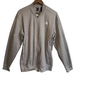 Adidas Men's Grey Track Jacket Size Large
